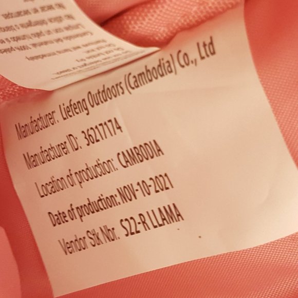 Firefly! Outdoor Gear Izzie the Llama Kid's Backpack - Picture 11 of 12